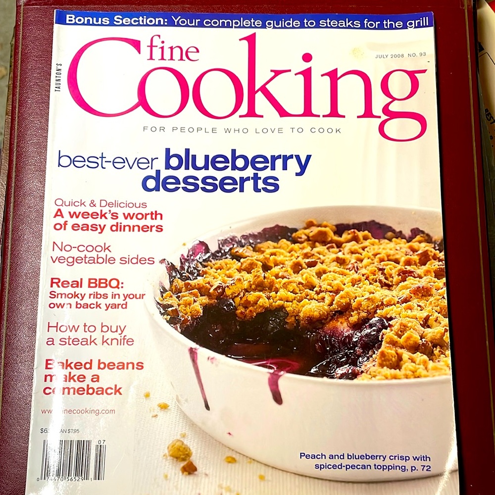 ‼️ Last Chance 2008 Fine Dining July Issue. Like new condition. Collectible.